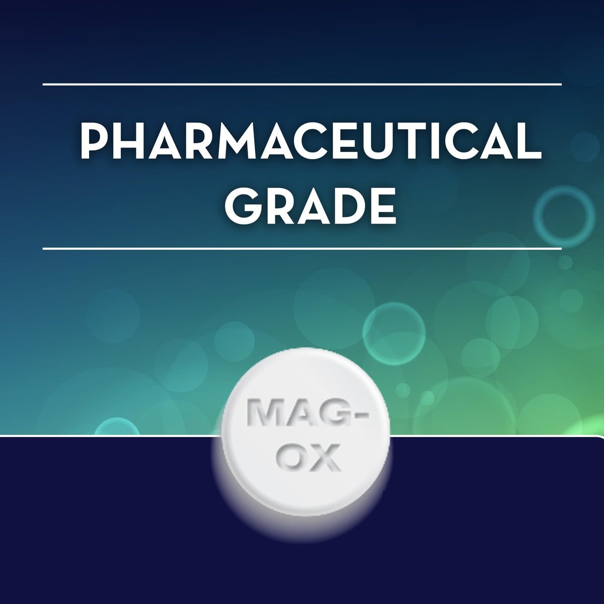 Mag-Ox Magnesium Supplement, Pharmazeutisches Magnesiumoxid 483 mg, höchstkonzentrierte Form von Magnesium, 120 Tabletten