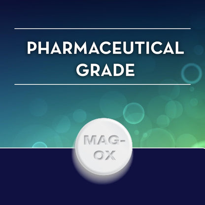 Mag-Ox Magnesium Supplement, Pharmazeutisches Magnesiumoxid 483 mg, höchstkonzentrierte Form von Magnesium, 120 Tabletten