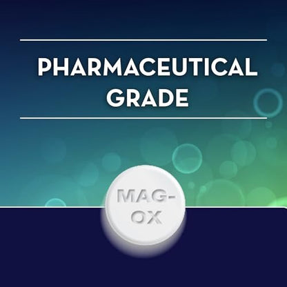 Mag-Ox Magnesium Supplement, Pharmazeutisches Magnesiumoxid 483 mg, höchstkonzentrierte Form von Magnesium, 120 Tabletten