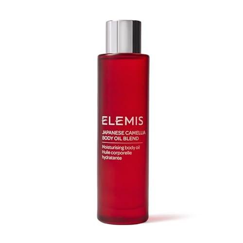 ELEMIS Japanisches Kamelienöl | Leichtes Körperöl für Nährende Pflege, Geschmeidigkeit und Weichere Haut, auch bei Schwangerschaftsstreifen und nach der Schwangerschaft | 100 ml