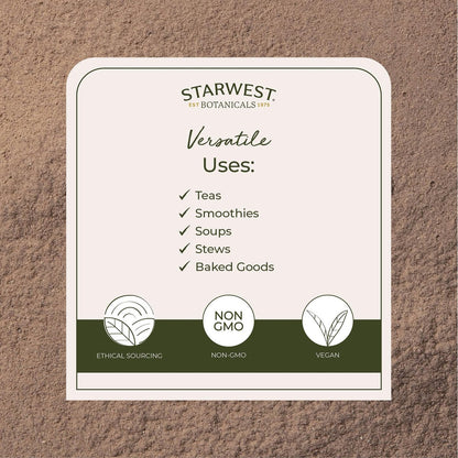Bio Klettenwurzelpulver – 113 g Beutel | Starwest Botanicals