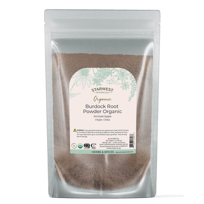 Bio Klettenwurzelpulver – 113 g Beutel | Starwest Botanicals