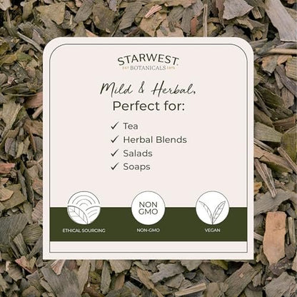 Starwest Botanicals Bio-Ginkgoblätter – Ginkgo Biloba, getrocknetes loses Kraut für Tee & Kräutermischungen, geschnitten & gesiebt, zertifiziert koscher, nicht gentechnisch verändert – 4 oz Beutel
