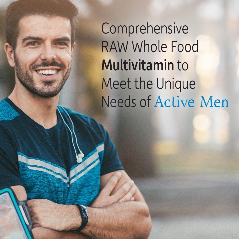 Garden of Life Vitamin Code Raw One for Men – Tägliches Multivitamin für Männer, 30 Kapseln, einmal täglich mit Obst, Gemüse & Probiotika
