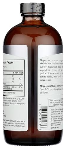 Nature's Answer Flüssiges Magnesiummalat und -glycinat | Unterstützt gesunde Knochen- und Muskelfunktion | Fördert die Herz-Kreislauf-Gesundheit | Glutenfrei & vegan 480 ml