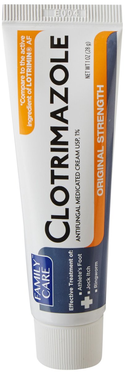 Family Care Clotrimazol Creme 1% – Wirksame Behandlung gegen Fußpilz, 28 g