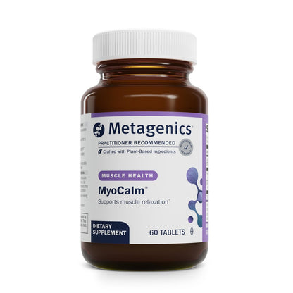 Metagenics MyoCalm – Calcium & Magnesium Komplex zur Muskelentspannung mit Passionsblume & Baldrianwurzel – 60 Tabletten