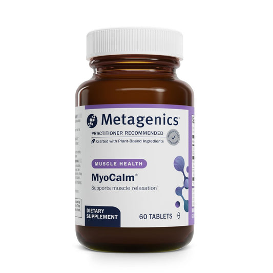 Metagenics MyoCalm – Calcium & Magnesium Komplex zur Muskelentspannung mit Passionsblume & Baldrianwurzel – 60 Tabletten