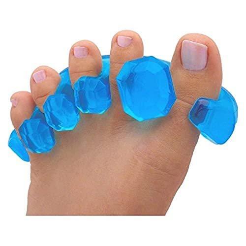 YogaToes GEMS Gel Zehenspreizer & Zehenstrecker – Amerikas Nr. 1 gegen Ballenzehen und Hammerzehen (Klein, passt Damen Schuhgröße 7+/Herren 7+) als Paar
