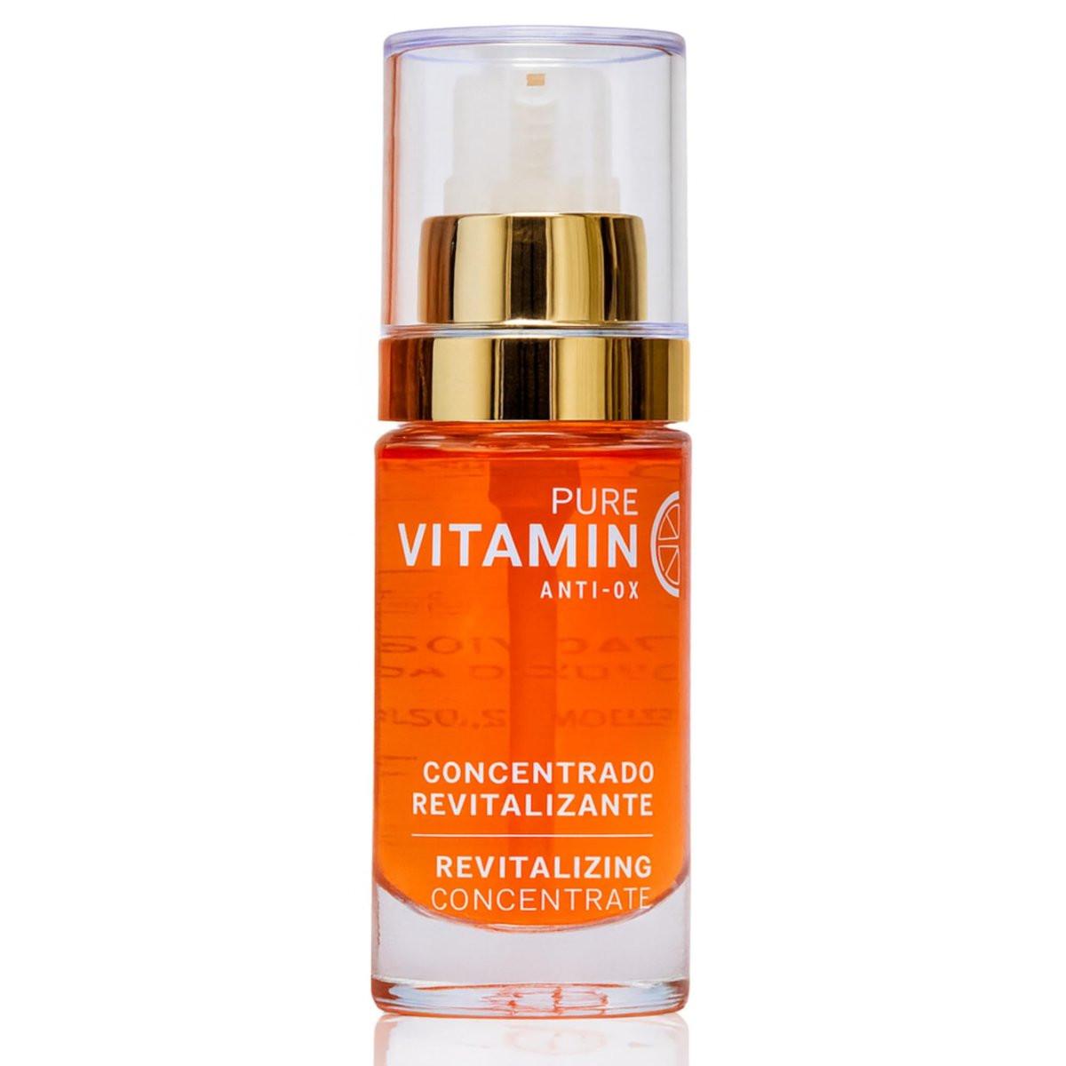 Noche Y Dia Vitamin C Serum für reife Haut – Hergestellt in Spanien – Anti-Aging-Formel hydratisiert, spendet Feuchtigkeit, strafft – gegen Sonnenflecken, feine Linien und Falten – 30 ml (1 fl oz)