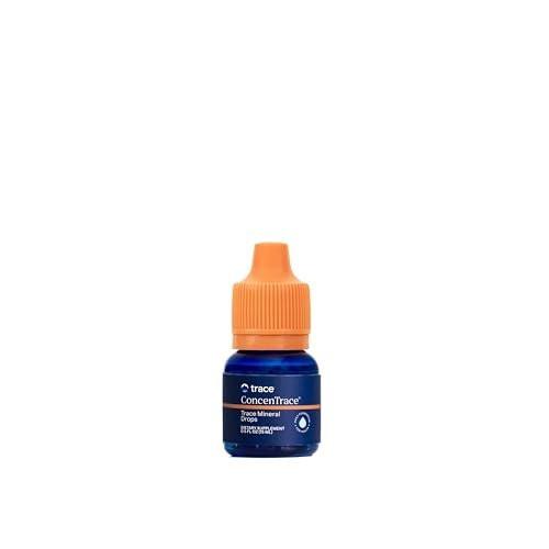 Trace Minerals ConcenTrace Mineraltropfen – Unterstützt Energie, Verdauung, Knochengesundheit & Hydration, 70+ ionische Mineralien mit Magnesium, Chlorid & Kalium | Keto, Vegan & Non-GMO | 6 Portionen