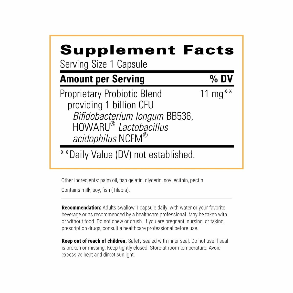 Integrative Therapeutics Probiotische Perlen – Tägliches Verdauungsergänzungsmittel zur Unterstützung der Darmgesundheit* – Probiotische Kapseln zur Unterstützung der Immunabwehr* – Sojafrei – 30 Stück (30 Portionen)