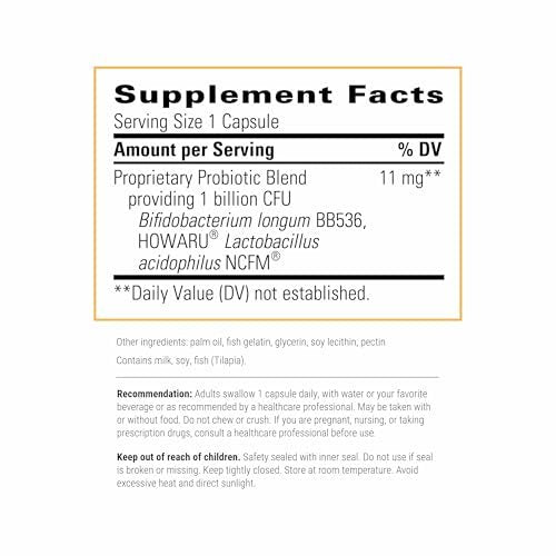 Integrative Therapeutics Probiotische Perlen – Tägliches Verdauungsergänzungsmittel zur Unterstützung der Darmgesundheit* – Probiotische Kapseln zur Unterstützung der Immunabwehr* – Sojafrei – 30 Stück (30 Portionen)