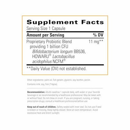 Integrative Therapeutics Probiotische Perlen – Tägliches Verdauungsergänzungsmittel zur Unterstützung der Darmgesundheit* – Probiotische Kapseln zur Unterstützung der Immunabwehr* – Sojafrei – 30 Stück (30 Portionen)