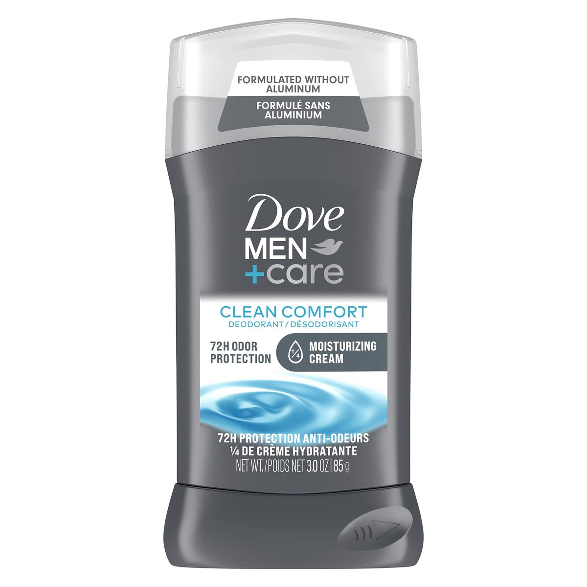 Dove Men+Care Deodorant Stick Aluminiumfrei mit 48-Stunden Schutz Clean Comfort Deodorant für Männer mit Vitamin E und Triple Action Feuchtigkeitspflege, 85 g (1er-Pack)
