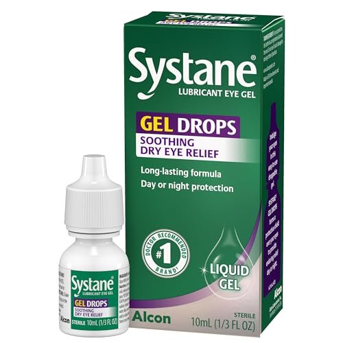 Systane Gleitende Augengel-Tropfen, 10 ml (Verpackung kann variieren)