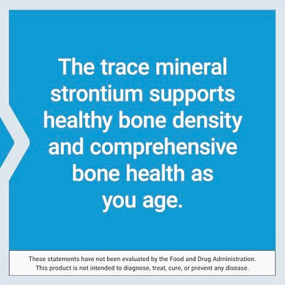 Life Extension Strontium Kapseln – Spurenelement für fortgeschrittene Knochengesundheit, glutenfrei, nicht-GVO, vegetarisch, 90 Kapseln