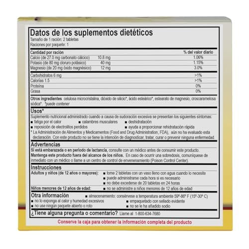 Medique Medi-Lyte Elektrolyt-Auffüller – Schnelle Linderung bei Hitze, Stress, Erschöpfung und Muskelkrämpfen – Leicht zu schluckende Tabletten, 500 Tabletten (250 x 2)