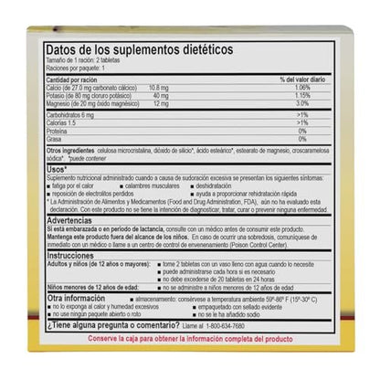 Medique Medi-Lyte Elektrolyt-Auffüller – Schnelle Linderung bei Hitze, Stress, Erschöpfung und Muskelkrämpfen – Leicht zu schluckende Tabletten, 500 Tabletten (250 x 2)