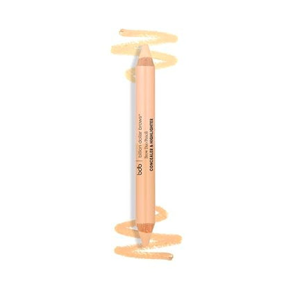billion dollar brows Duo Brow Highlighter & Concealer Stift zum Anheben und Hervorheben der Augenbrauen, Universal, 3,6 g (0,13 Unzen)