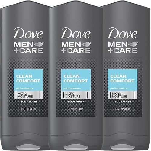 Dove Men+Care Körper- und Gesichtsreiniger, Clean Comfort, 3 x 400 ml