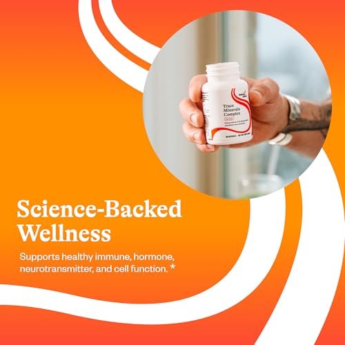 Seeking Health Spurenelemente-Komplex – 10 essentielle Mineralien für Immunsystem & Nerven – Eisenfrei – 30 Kapseln