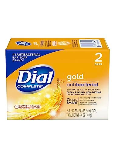 Dial Gold Antibakterielle Deodorant-Seife, 2er-Pack, 6,4 oz Gesamtgewicht