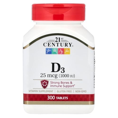 21st Century Vitamin D 1000 IE Tabletten, 300 Stück