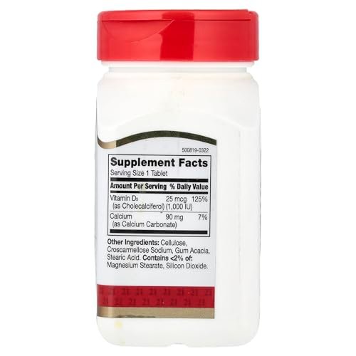 21st Century Vitamin D 1000 IE Tabletten, 300 Stück