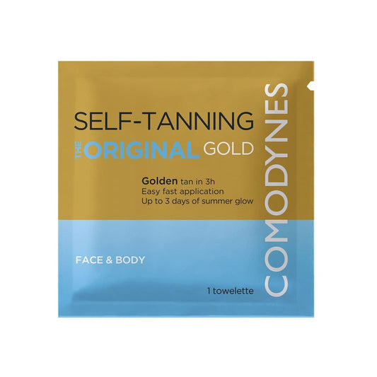 Comodynes Selbstbräuner-Tücher für Gesicht & Körper – 8 Tücher, Bronzeton