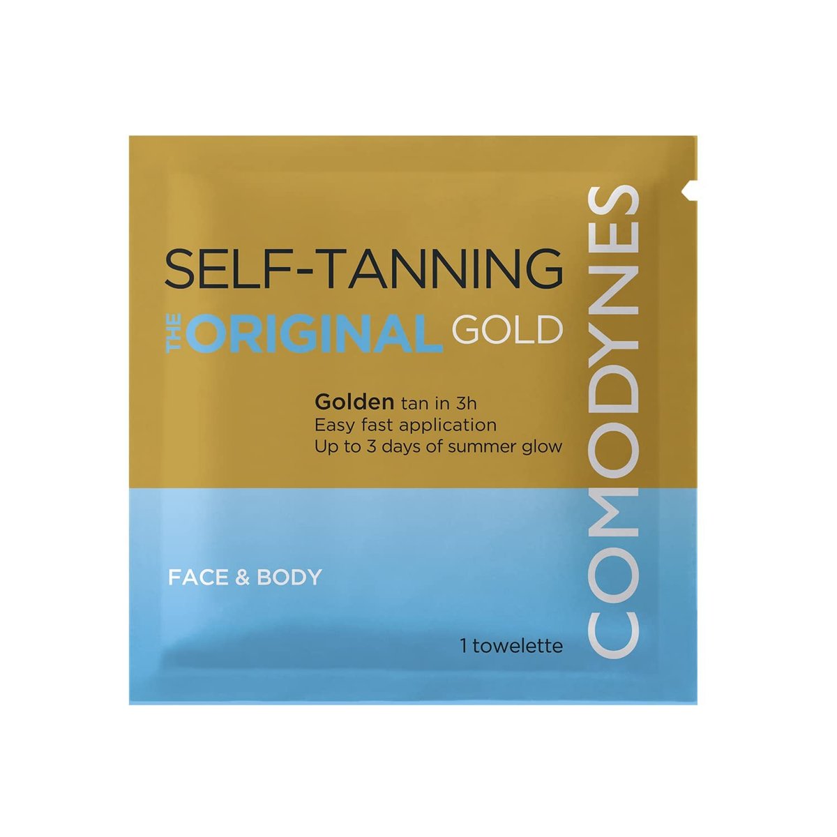 Comodynes Selbstbräuner-Tücher für Gesicht & Körper – 8 Tücher, Bronzeton