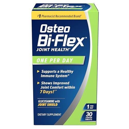 Osteo Bi-Flex One Per Day Vitamin-D-Präparat – Verbessert die Gelenkfunktion, unterstützt Knochen- und Immungesundheit, 30 überzogene Tabletten