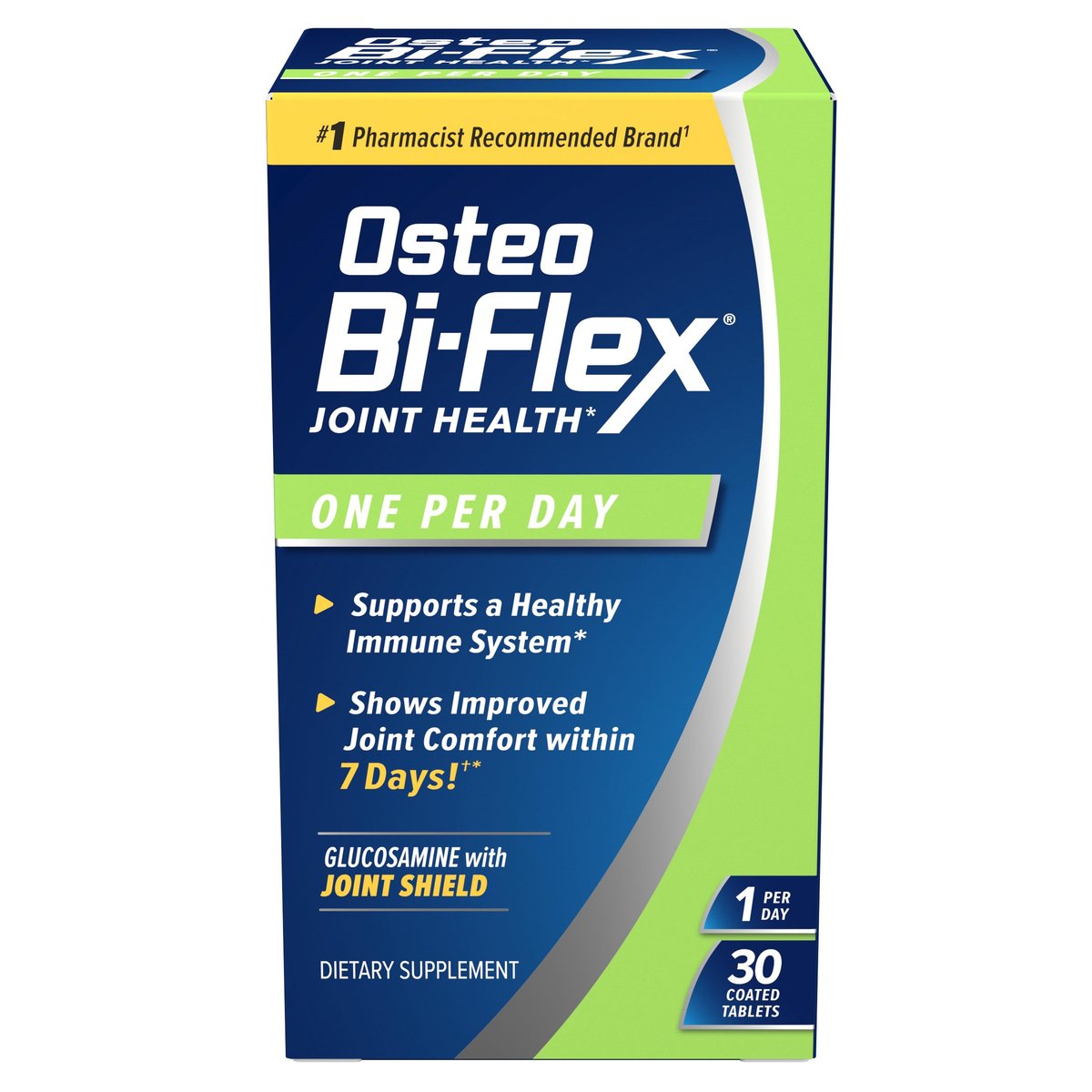 Osteo Bi-Flex One Per Day Vitamin-D-Präparat – Verbessert die Gelenkfunktion, unterstützt Knochen- und Immungesundheit, 30 überzogene Tabletten