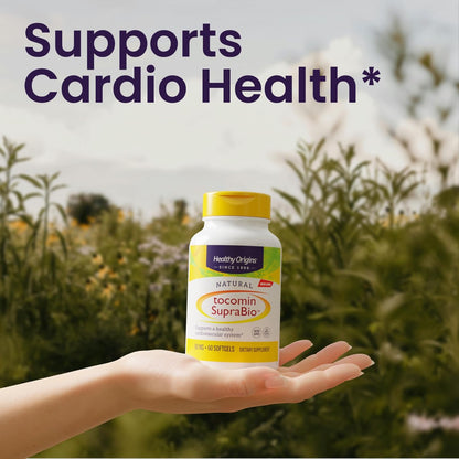 Healthy Origins Tocomin SupraBio Tocotrienole 50 mg – 60 Softgels – Herzgesundheit & Antioxidantien