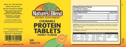 Nature's Blend Proteintabletten Honiggeschmack 200 Tabletten