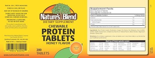 Nature's Blend Proteintabletten Honiggeschmack 200 Tabletten