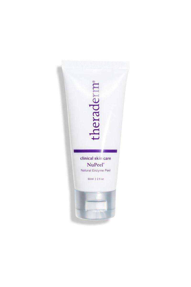 Theraderm NuPeel Natürlicher Enzym-Peeling – Sanftes, nicht abrasives Peeling-Gel mit Peptiden für glatte, strahlende Haut, 60 ml