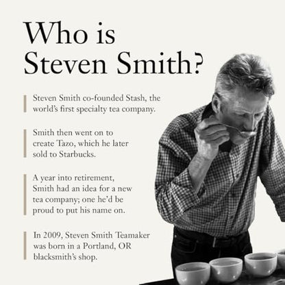 Steven Smith Teamaker British Brunch No. 18 – Englischer Frühstückstee, lose Blätter, 15 Teebeutel, koffeinhaltig, zuckerfrei