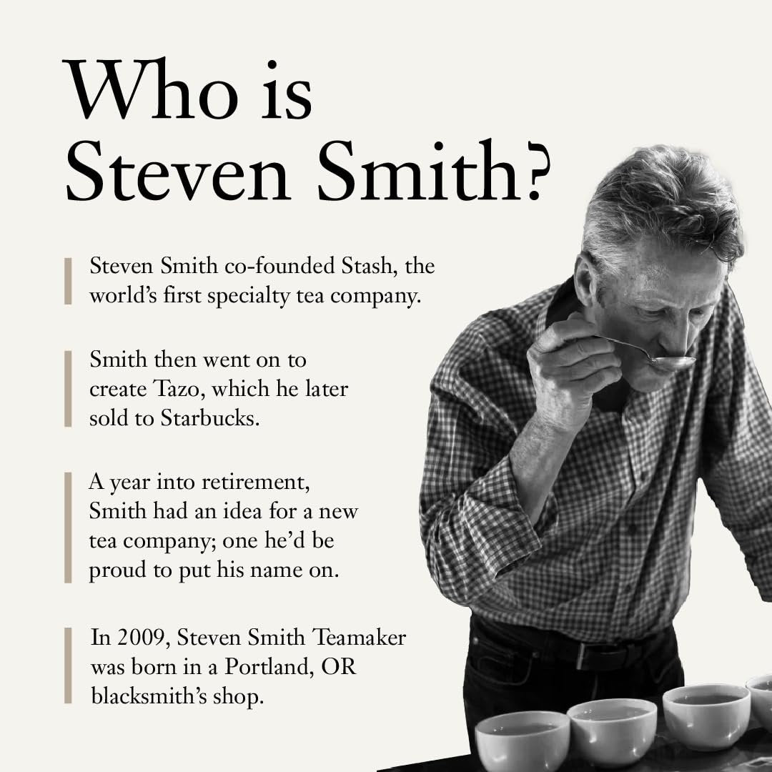 Steven Smith Teamaker British Brunch No. 18 – Englischer Frühstückstee, lose Blätter, 15 Teebeutel, koffeinhaltig, zuckerfrei