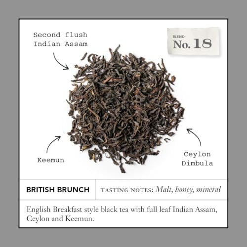 Steven Smith Teamaker British Brunch No. 18 – Englischer Frühstückstee, lose Blätter, 15 Teebeutel, koffeinhaltig, zuckerfrei