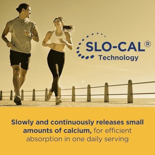 Citracal Slow Release – Calcium 1200 mg mit Vitamin D3, Magnesium, Kalziumpräparat, Unterstützung der Knochengesundheit, einmal täglich einzunehmende Kapsel, 80 Stück