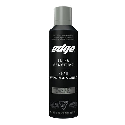 Edge Ultra Sensitive Skin Unscented Shaving Gel, 198g – Sanfte Rasur ohne Duftstoffe