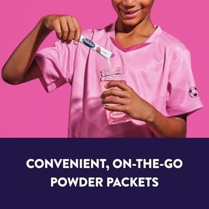Pedialyte Elektrolyt-Pulver | Hydrationsgetränk für Kinder & Erwachsene | Sortenpaket: Traube, Erdbeer-Fruchtpunsch und Apfel, 8 Pulverbeutel