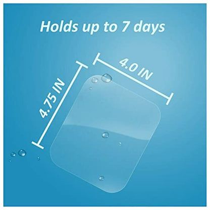 Nexcare Tegaderm Wasserdichter transparenter Verband – schmutz- und keimdicht, schützt vor kleinen Verbrennungen, Schürfwunden, Schnitten, Blasen und Abschürfungen, 10,2 x 12,1 cm, 4 Stück