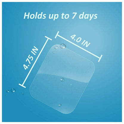 Nexcare Tegaderm Wasserdichter transparenter Verband – schmutz- und keimdicht, schützt vor kleinen Verbrennungen, Schürfwunden, Schnitten, Blasen und Abschürfungen, 10,2 x 12,1 cm, 4 Stück