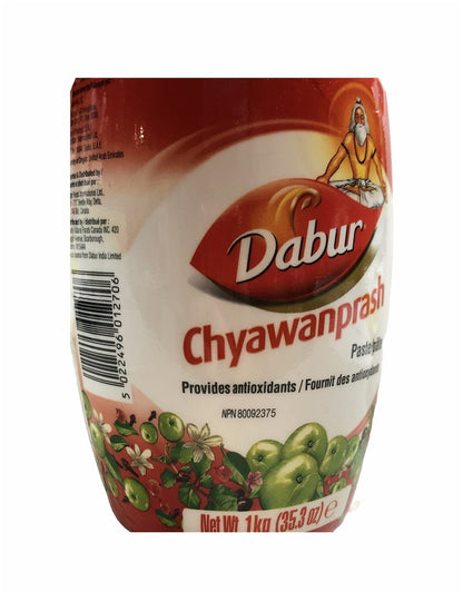 Dabur Chyawanprash Aufstrich: Ayurvedische Kräuterelixier zur Revitalisierung, Unterstützung von Energie & Vitalität - Angereichert mit 40 ayurvedischen Kräutern - Geeignet ab 12 Jahren (500 g - Packung mit 1)