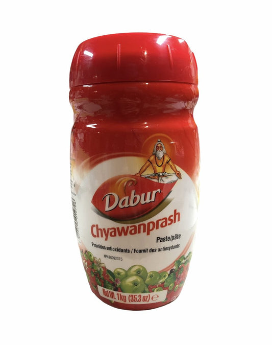 Dabur Chyawanprash Aufstrich: Ayurvedische Kräuterelixier zur Revitalisierung, Unterstützung von Energie & Vitalität - Angereichert mit 40 ayurvedischen Kräutern - Geeignet ab 12 Jahren (500 g - Packung mit 1)