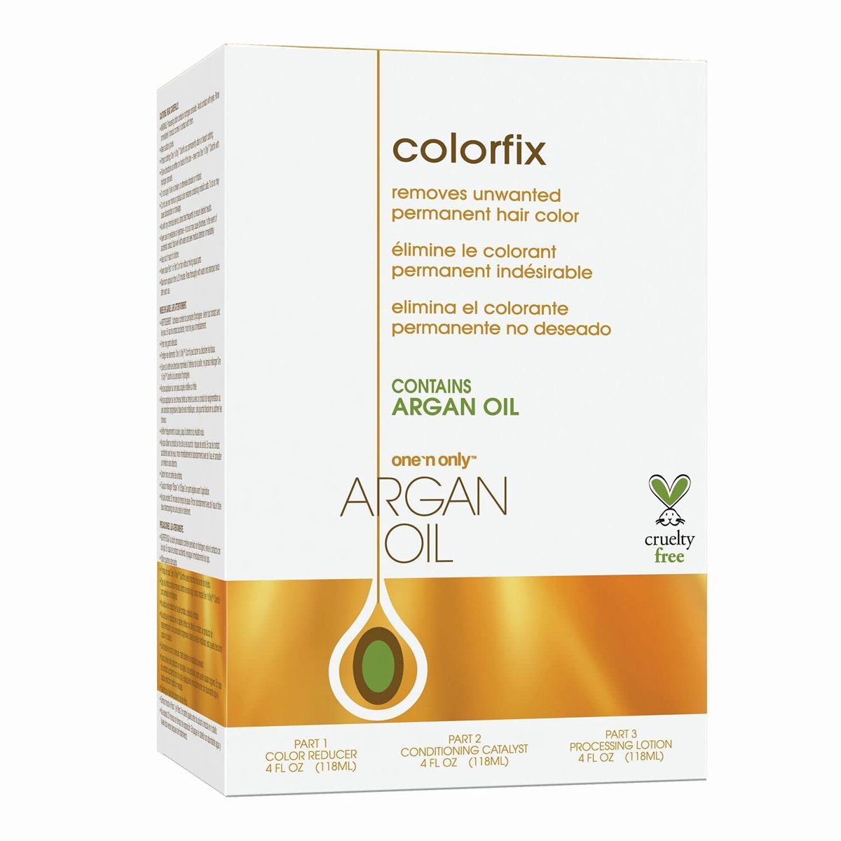 One 'n Only Colorfix Haarfarbenentferner Kit – Professioneller Haarfarbenentferner mit Arganöl für gezielte Farbkorrektur – Tierversuchsfreie Formel (1 Kit)