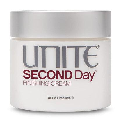 UNITE Hair – SECOND Day – Gewichtslose Finishing Creme für mühelose, gelebte Textur & Frizz-Kontrolle – UV- & Hitzeschutz – 59 ml