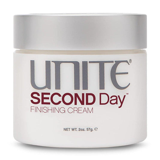 UNITE Hair – SECOND Day – Gewichtslose Finishing Creme für mühelose, gelebte Textur & Frizz-Kontrolle – UV- & Hitzeschutz – 59 ml